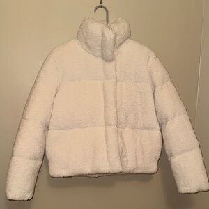 Jolie White Puffer Jacket - never worn